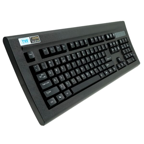 TVS ELECTRONICS Gold Prime Mechanical Wired Keyboard | Dustproof Key switches | Guaranteed 50 Million keystrokes | 1.5 Meter USB Cable, USB Gold Keyboard (Black) - Image 2